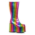 thumbnail image 1 of 500-AMARA Heel Platform Boots Adult Multicoloured - Size 10, 1 of 2