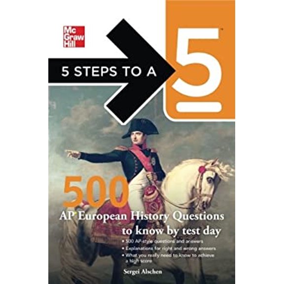 Pre-Owned 500 AP European History Questions to Know by Test Day (Paperback) 0071774475 9780071774475