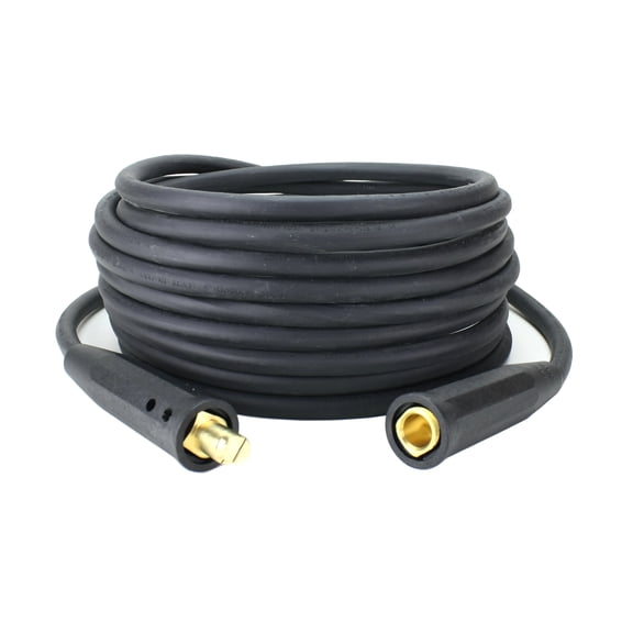 500 Amp Welding Lead Extension - LC40 Male/Female Connector - 2/0 AWG cable (25 FEET)