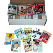 500 Baseball Trading Card Box with Cards from Brands like Topps, Fleer, & Upper Deck