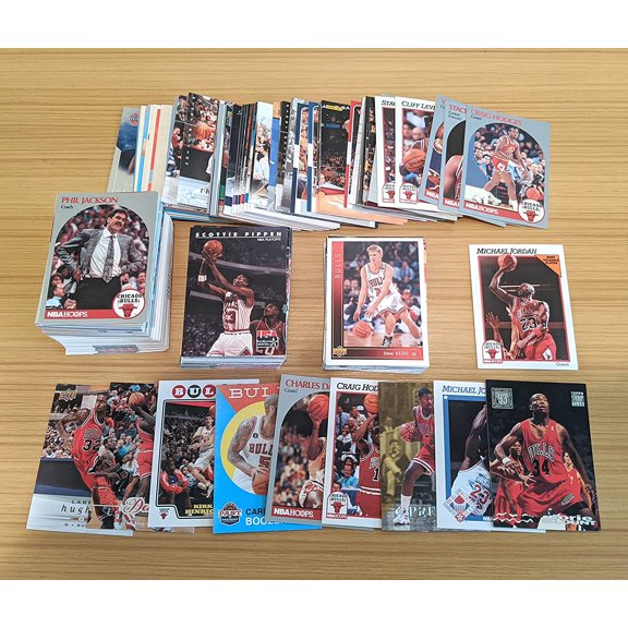 500 Basketball Cards The Chicago Bulls Special! Featuring Michael Jordan, Scottie Pippen, a Pack and More!