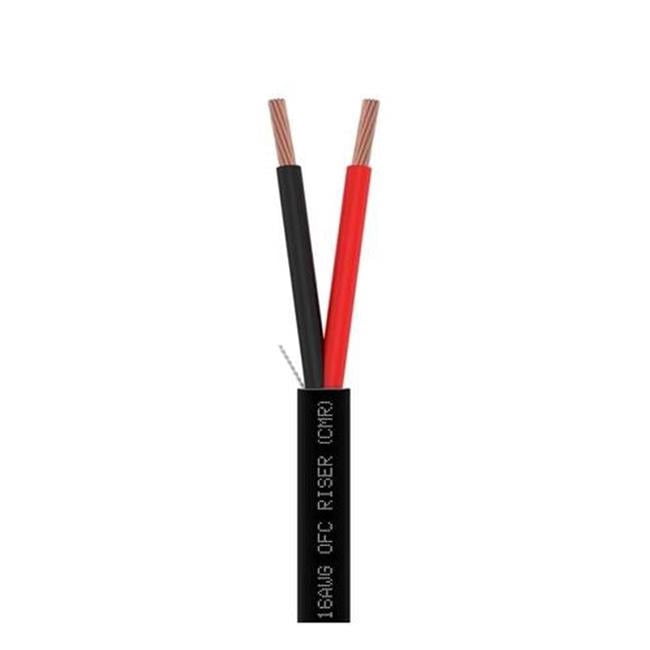 Wavenet WAV-AC1602RBK4-500 500 ft. 16-AWG 2C Speakerwire, Black