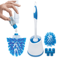 thumbnail image 1 of 500 Brushes Starter Plus Kit, Toilet Bowl Brush W/ Soap Dispensing Brush Head, 1 of 9
