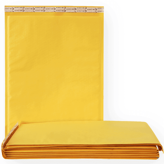 500 Count #7 14.25x20 Kraft Bubble Mailers Wholesale XL Padded Envelopes