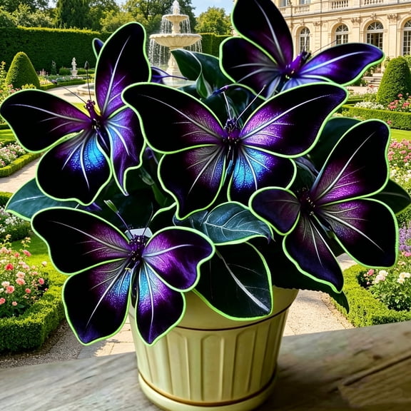 500 Butterfly Hostas For Planting Cultivation-(Non-Artificial)-Bloom Year After Year-Fast Growing, Home Decoration-Beautiful Gift