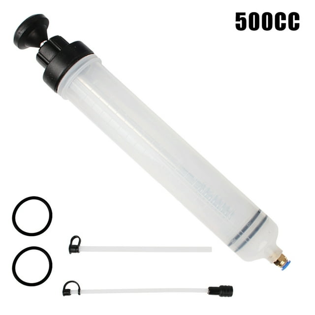 500 CC-Brake Liquid Suction Vacuum Fuel Transfer Filling Syringe Car ...