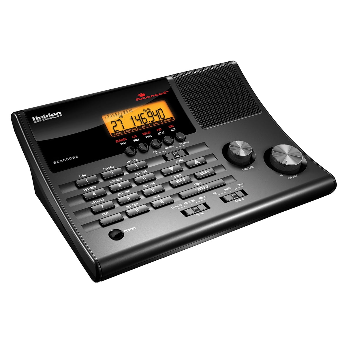 Unlock Your Potential 500 Ch. Analog Police Scanner and Clock
