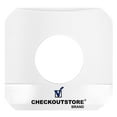 thumbnail image 1 of 500 CheckOutStore Paper Record Sleeves Round Corners With Hole for 7" Vinyl 45 RPM Records (Inner Sleeves), 1 of 5
