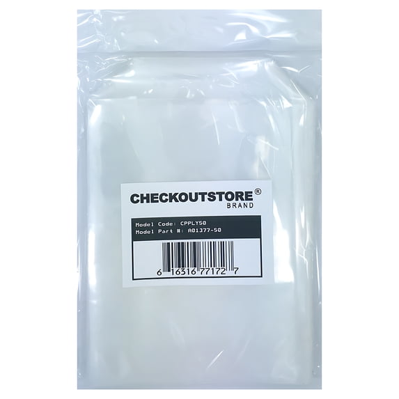 500 CheckOutStore Stamp & Die Clear Storage Pockets (5 5/8 x 7 3/8)
