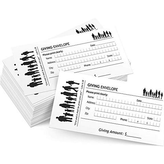 500 Church Offering | Tithe Donation Envelopes$$Office