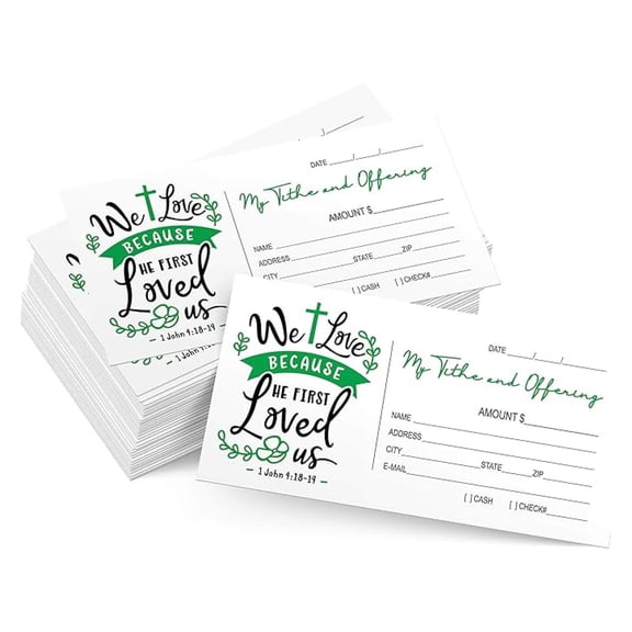 500 Church Offering | Tithe Donation Envelopes