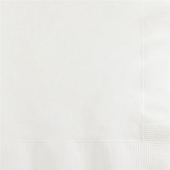 500 Count Bulk Pack White Beverage Napkins 3 ply