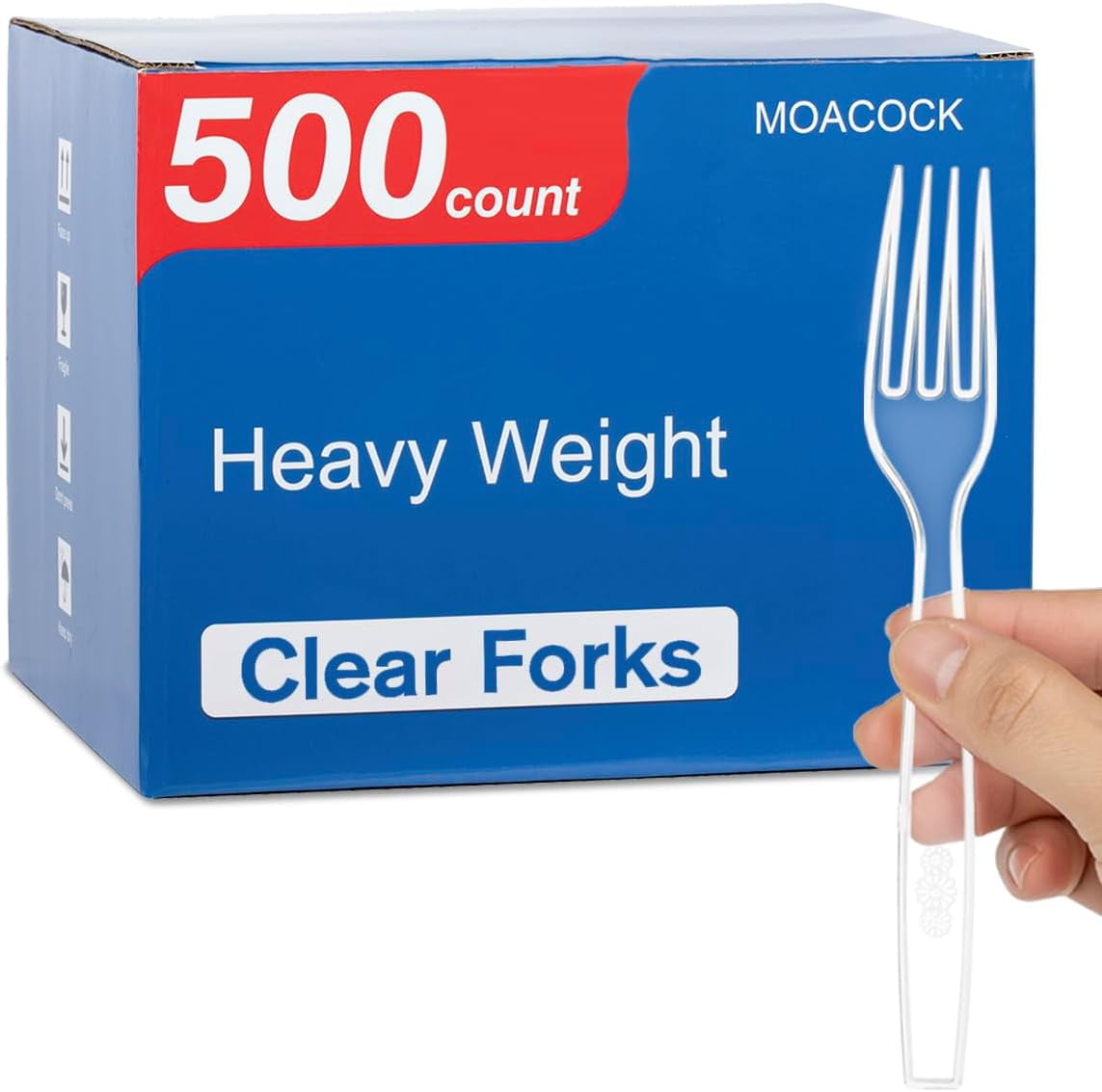 50 Pack Gold Plastic Forks, Heavy Duty Forks Disposable, Plastic Cutlery Perfect For Weddings Parties Dinners And Thanksgiving - View #8