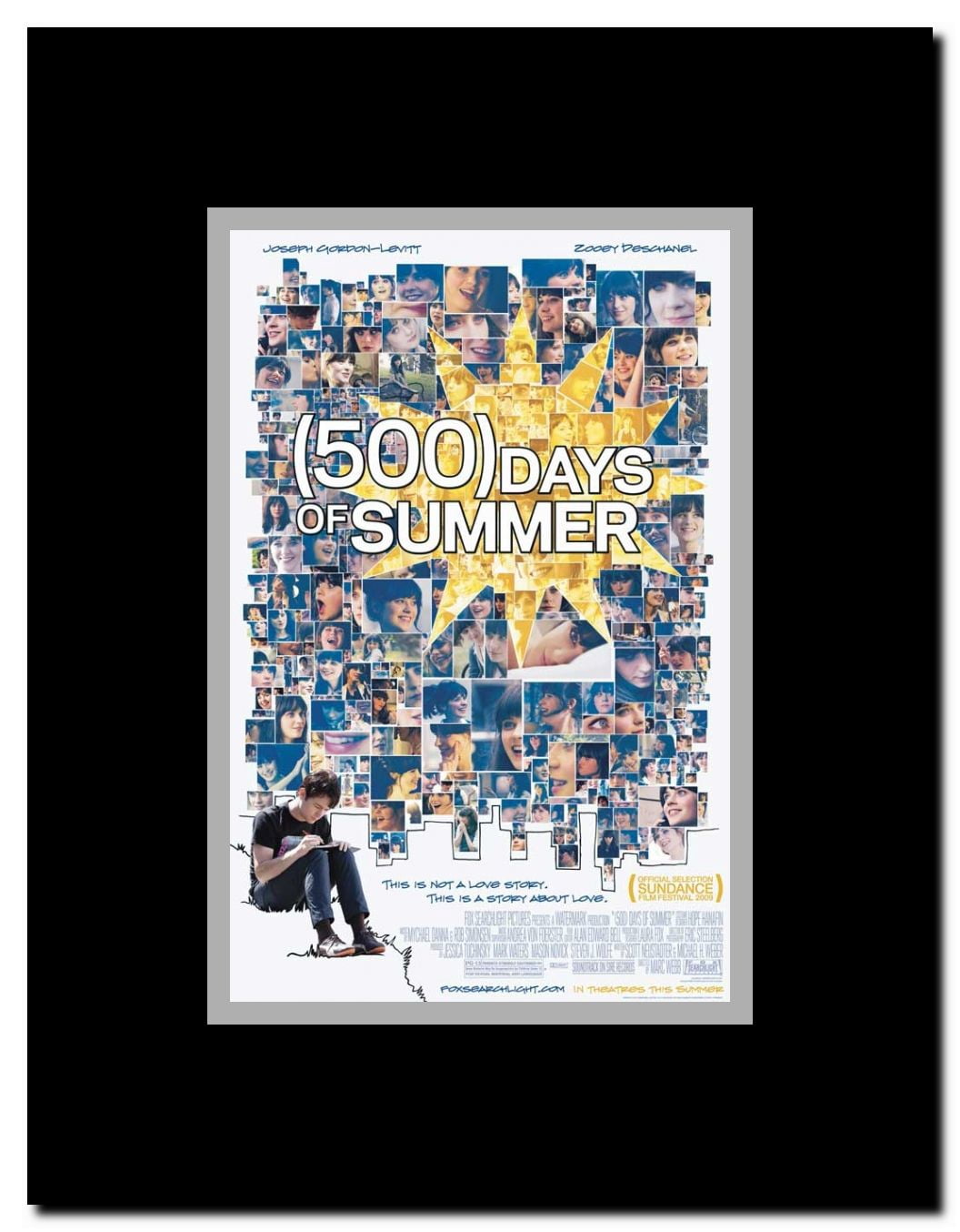 500 Days of Summer Framed Movie Poster