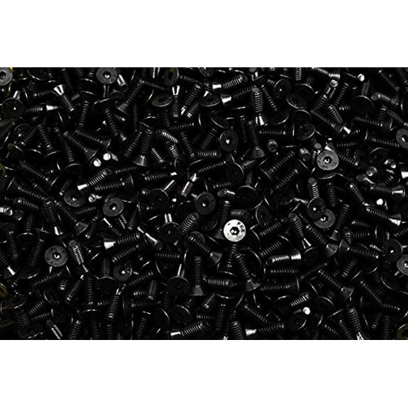(500) Flat Socket Head 10-24 x 5/8 Machine Screw Allen Plain Black #10$$Hardware