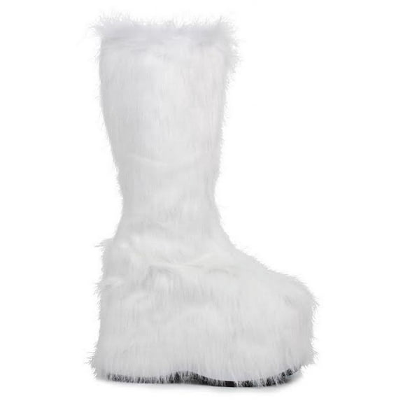 500-Fuzz, Chunky Heel Platform Boot