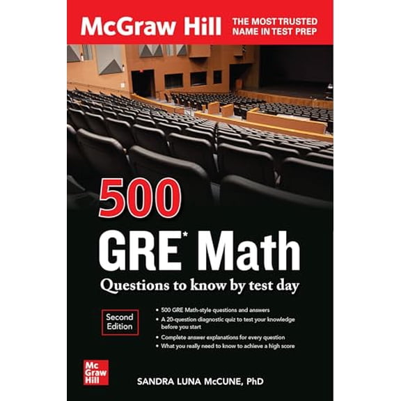 Pre-Owned 500 GRE Math Questions to Know by Test Day, Second Edition (Paperback) by Sandra Luna McCune