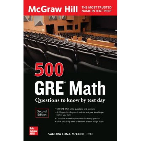 Pre-Owned 500 GRE Math Questions to Know by Test Day, Second Edition (Paperback) by Sandra Luna McCune