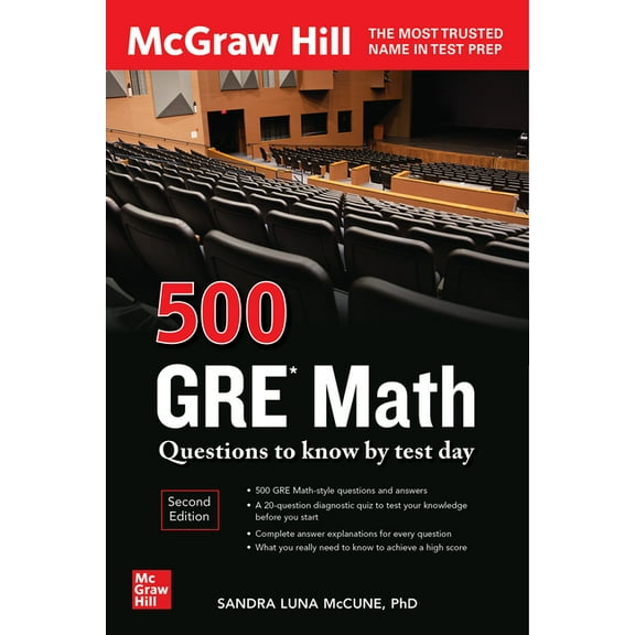 500 GRE Math Questions to Know by Test Day, Second Edition, (Paperback)