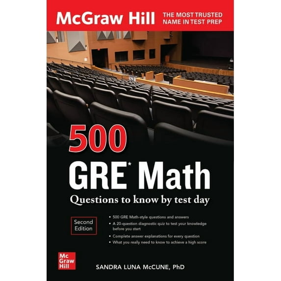 500 GRE Math Questions to Know by Test Day, Second Edition, (Paperback)