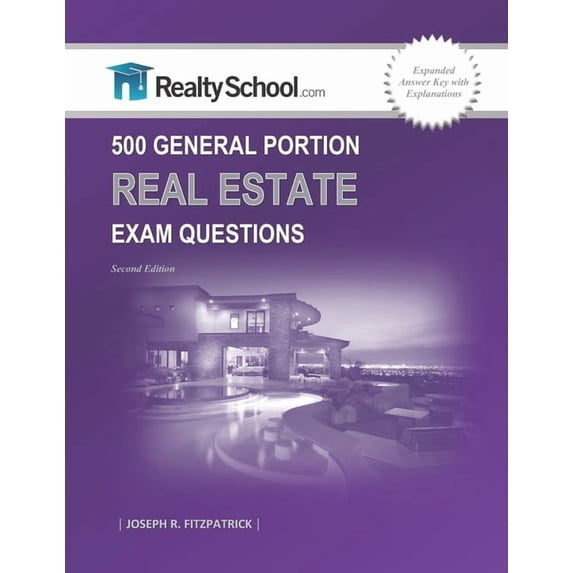 500 General Portion Real Estate Exam Questions, (Paperback)