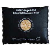 500 Grams Rechargeable Silica Gel Car Dehumidifier, Microwave Fast Reactivated Desiccant Packets Large for Closet Basement Garage Storage Moisture Absorber Bag Reusable