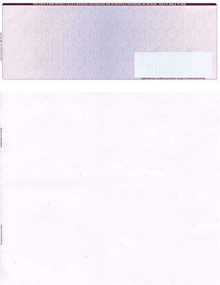 500 HIGH Security Blank Check Paper Compatible with QuickBooks
