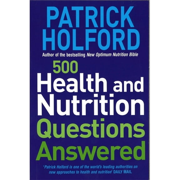 Pre-Owned 500 Health and Nutrition Questions Answered (Paperback)