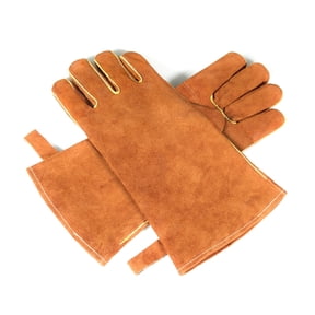 500 Heat Resistant Oven Gloves Mitts Baking BBQ Gloves For Grill Heat Insulation Leather Forging Welding Gloves ,Wide Range