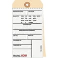 thumbnail image 1 of 500 Inventory Tags - Size 6.25 x 3.12 Inches - Numbered 000-499, 1 of 1