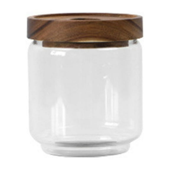 500 ML Storage Jars with Lids Airtight Food Container High Borosilicate Glass Bamboo