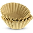 500 Natural Unbleached 12 Cup Commercial Basket Coffee Filters Ideal