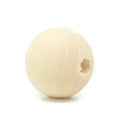 thumbnail image 1 of 500 Natural Unfinished Round Wood Beads 12mm with 2.8mm Hole, 1 of 5