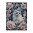 thumbnail image 1 of 500 PCS Cat In The Flower Mirror - 500 Piece Vibrant Jigsaw,Stress Relieving Pleasure,Enjoy The Puzzle Solving Process,Featuring Retro & Dreamy Illustrations Depicting Cats In Mirrors,Wooden Puzzle, 1 of 6