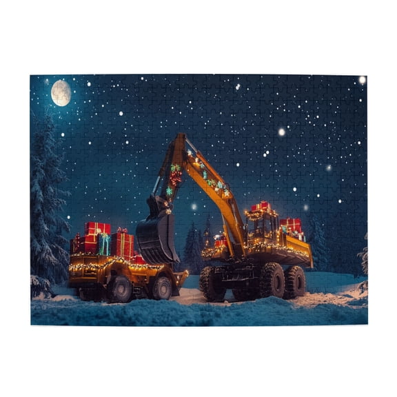 500 PCS Christmas Gift engineering puzzles for adults 500 pieces,Unique Artwork for Adults,Funny Christmas Gift,Puzzles suitable for entertaining with family during holidays,Funny Wooden Puzzle