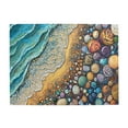 thumbnail image 1 of 500 PCS Colorful Beach Pebbles 500 Piece Vibrant Jigsaw Puzzle,Relax yourself,Relax and enjoy the fun of solving puzzles,Modern Art Beach Wooden Puzzle as Home decor,Gifts for Friends and Family, 1 of 6