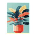 500 PCS Colorful Flower Potted Plant Jigsaw Puzzles 500 Piece,Vibrant