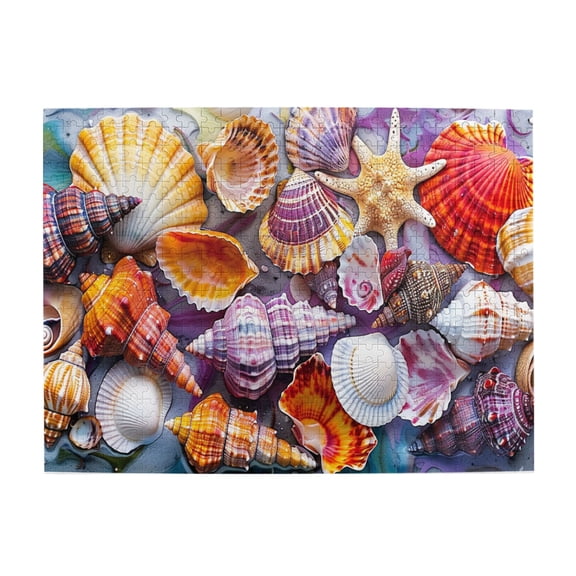 500 PCS Conch 500 piece puzzles for adults,Impossible Hard Difficult Challenging Puzzles for Adults,Funny Conch Puzzle,Great for Relaxation and Display for Puzzle Enthusiasts,Gift for Puzzle Lovers