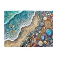 thumbnail image 1 of 500 PCS Dreamy Beach Pebbles 500 Piece Charm jigsaw puzzles,Stunningly Vibrant Colors,Featuring unique and dreamlike illustrations, depicting beautiful beach pebbles,Wooden Puzzle, 1 of 6