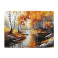 thumbnail image 1 of 500 PCS Fall Stream 500 Piece Oil Painting Jigsaw Puzzles,Relax And Enjoy The Fun Of Solving Puzzles,Family Leisure,Stress Relief And Entertainment,Stunningly Vibrant Colors,Retro Wooden Puzzle, 1 of 6