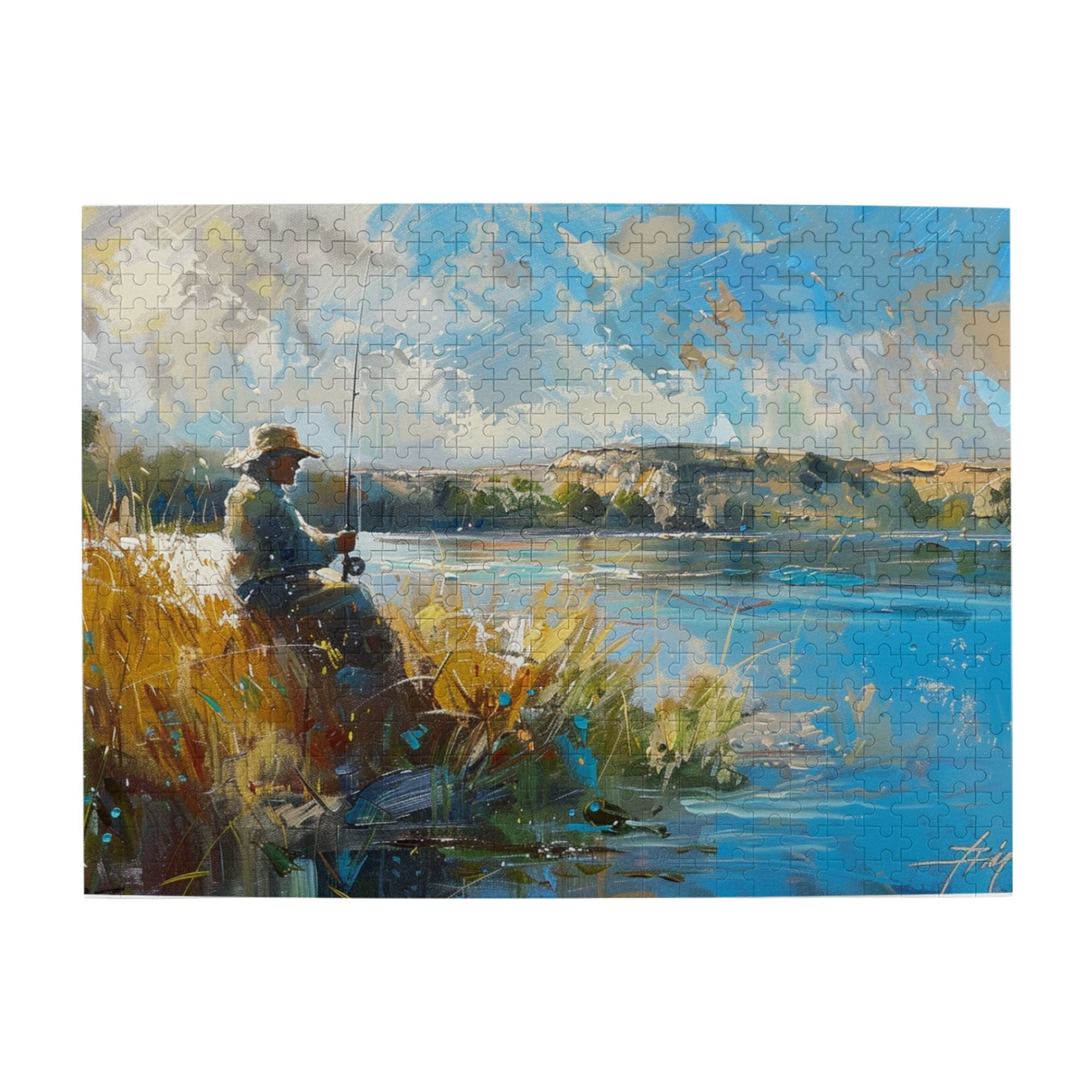 MA6GE8DE 1000 Piece Wooden Jigsaw Puzzle - Classic Sailboat Scene, Challenging Puzzle For Adults