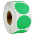 thumbnail image 1 of 500 PCS Green Dots Stickers, 1.0 Inch Color Coding Round Sticker Removable Writable Circle Labels Roll for Inventory Office Classroom, 1 of 5