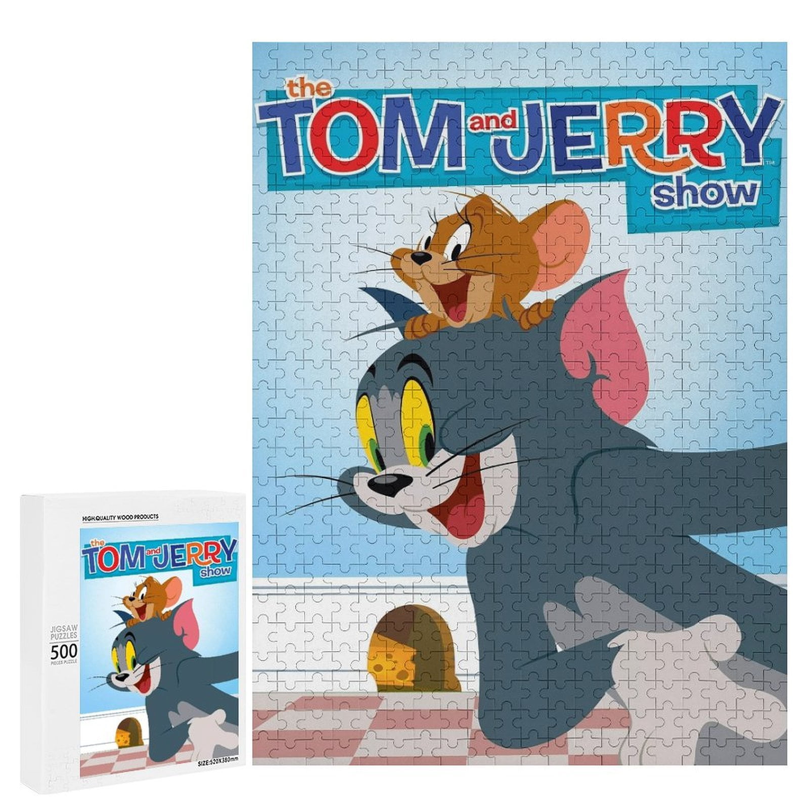500 PCS Jigsaw Puzzle - Tom And Jerry Puzzle Enthusiasts - Walmart.com