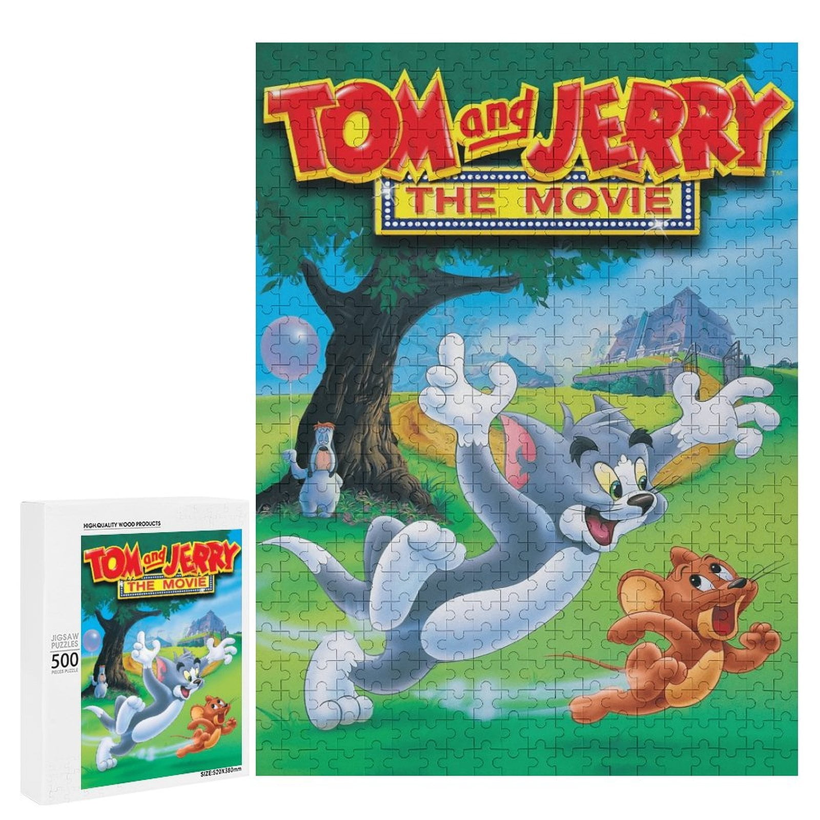 500 PCS Jigsaw Puzzle - Tom And Jerry Puzzle Enthusiasts - Walmart.com