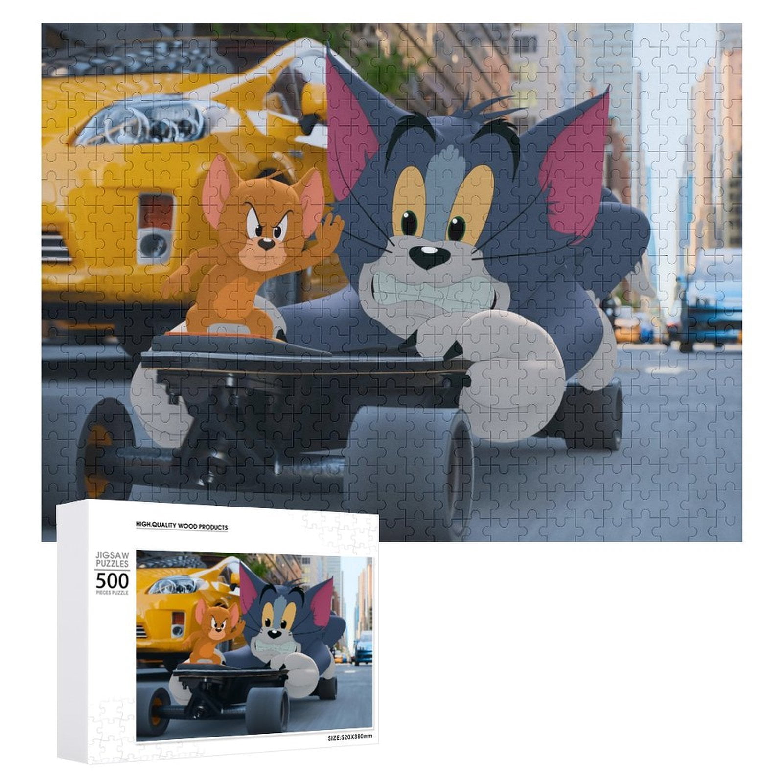 500 PCS Jigsaw Puzzle - Tom And Jerry Puzzle Enthusiasts - Walmart.com