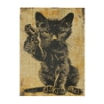 thumbnail image 1 of 500 PCS Lovely Black Cat Lifting A Revolver 500 Piece Vibrant Jigsaw,Relax Yourself,Great For Relaxation And Display For Puzzle Enthusiast,Fun Animal Wooden Puzzle As Home Decor,Brain Challenge, 1 of 6