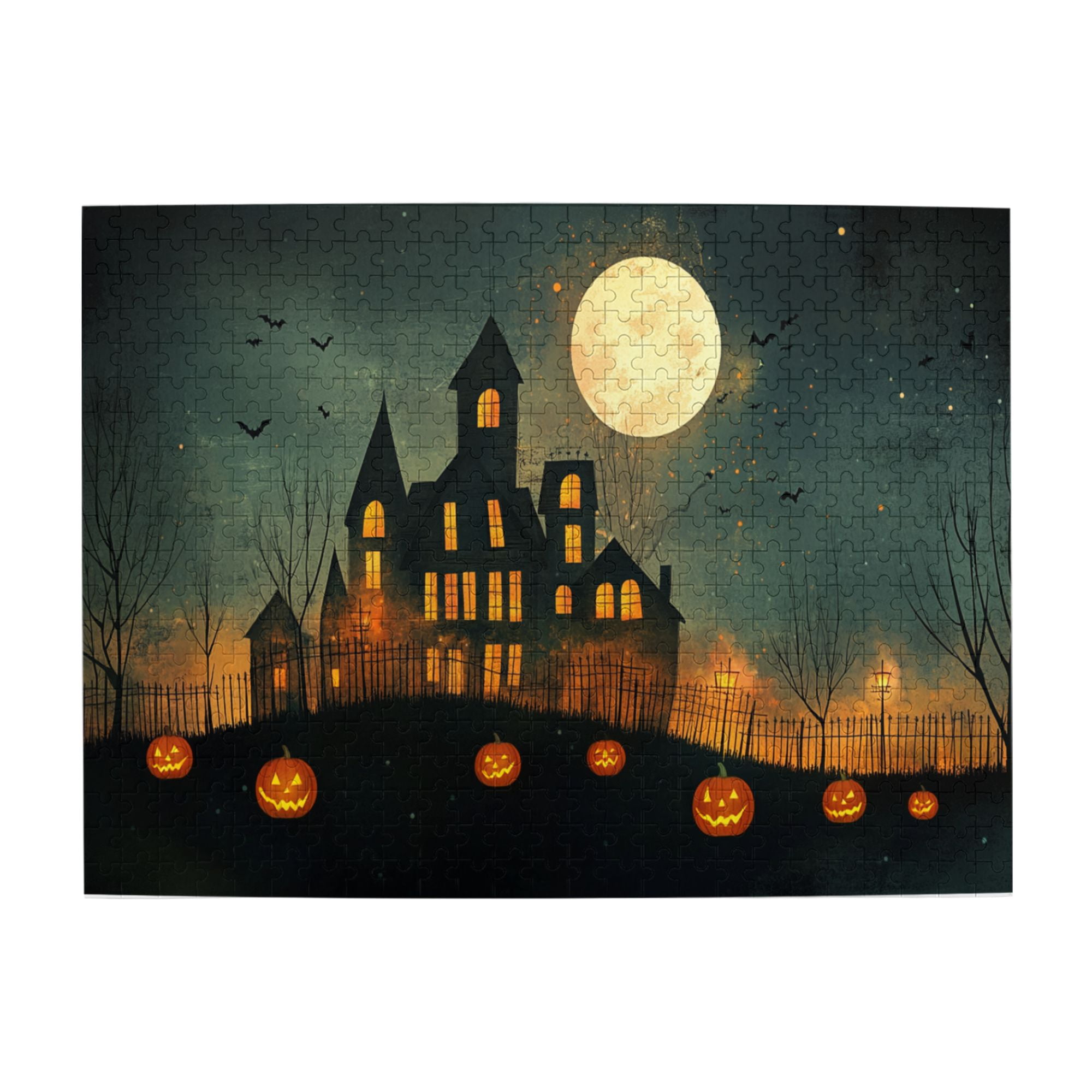 Wooden Moonlit Clock Tower Puzzle - 145 Pieces Adult Puzzle, 11.7x6.3in