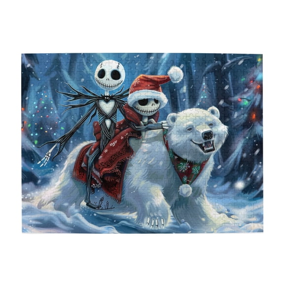 500 PCS Muppet & White Bear 500 piece puzzle for adults,Stunning Artwork of Adults,Funny Muppet & White Bear Art Wooden Puzzle,High difficulty puzzle,for Muppet & Bear Lovers Gift,Funny Wood Puzzle