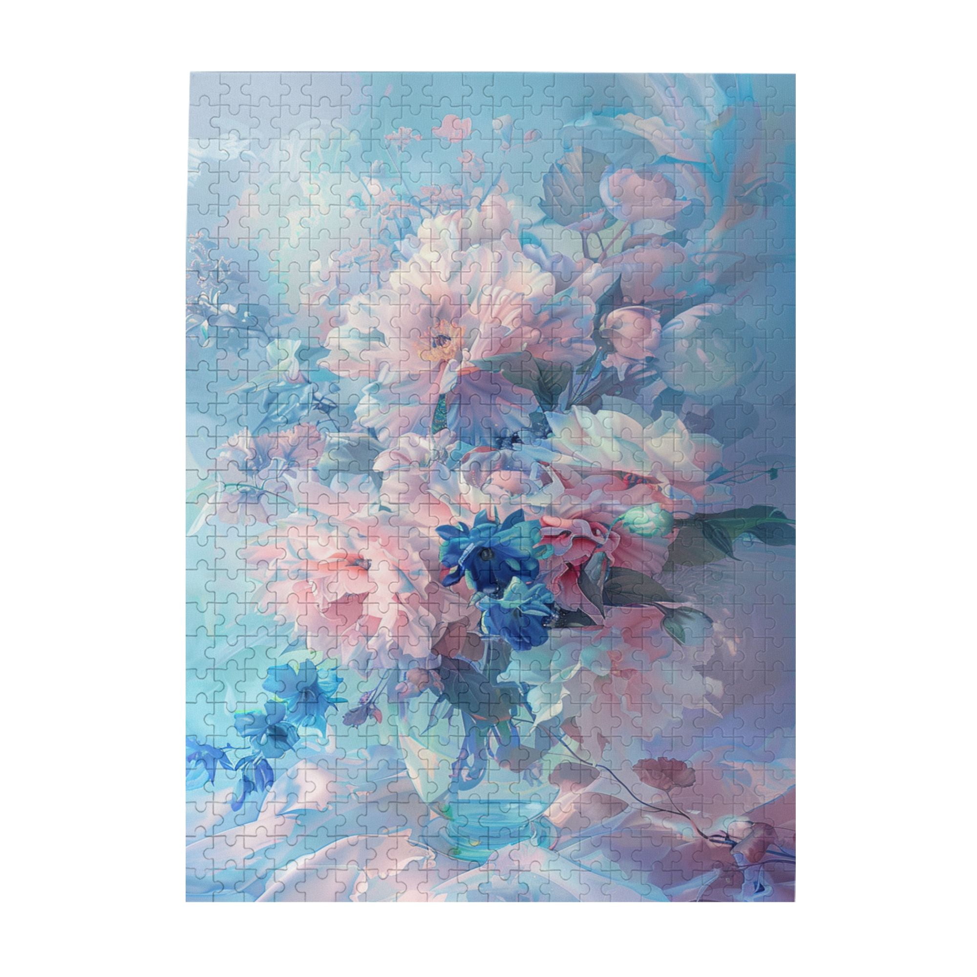 500 PCS 500 Piece Vibrant Jigsaw Puzzle Fantasy Flowers Wooden Puzzle 500 PCS 500 Piece Vibrant Jigsaw Puzzle Fantasy Flowers Wooden Puzzle