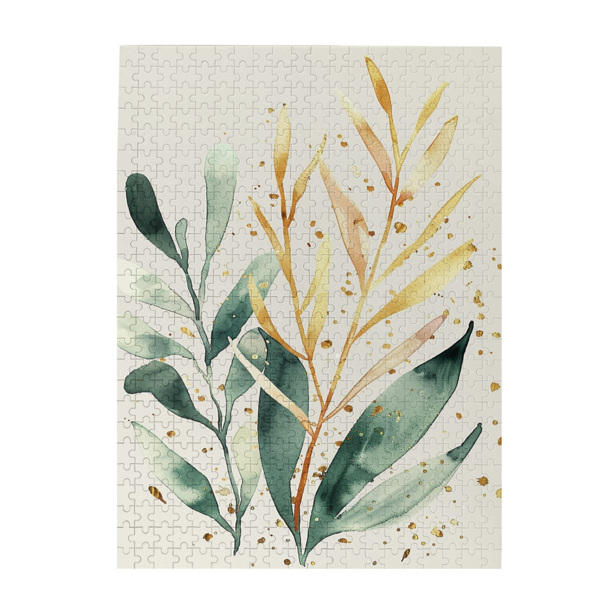 500 PCS 500 Piece Vibrant Jigsaw Puzzle Watercolor Plants Stress 500 PCS 500 Piece Vibrant Jigsaw Puzzle Watercolor Plants Stress